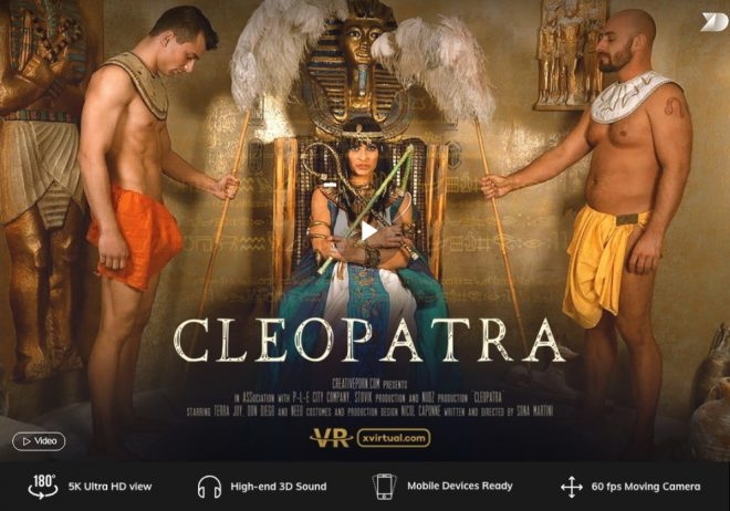 : Cleopatra in 180° X (Virtual 32) – (4K) – VR (2019 | UltraHD/2K) (1.70 GB)