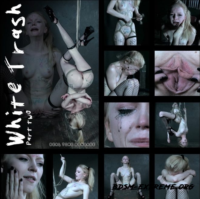 White Trash Part - Alice ties herself up and submits to Truth or Dare. With Alice (2019/HD) [REAL TIME BONDAGE]